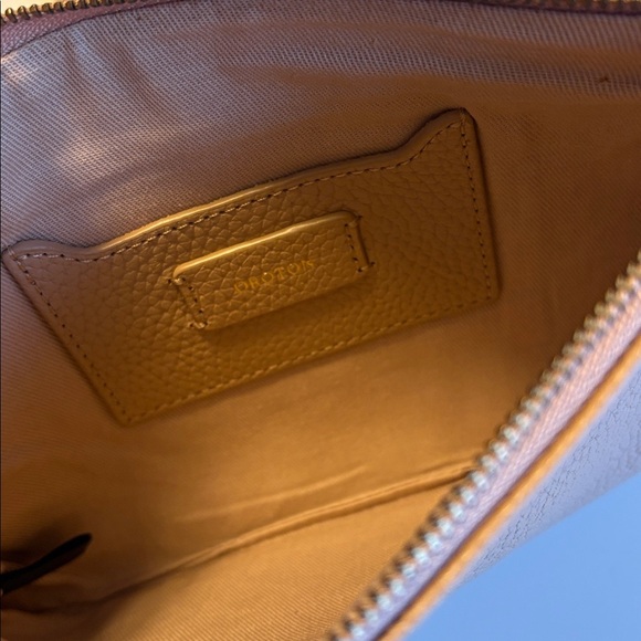 Oroton blush Leather Eve medium pouch Wristlet and Card Holder - Picture 5 of 14